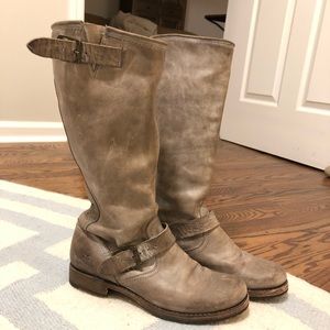 Distressed Frye Boots